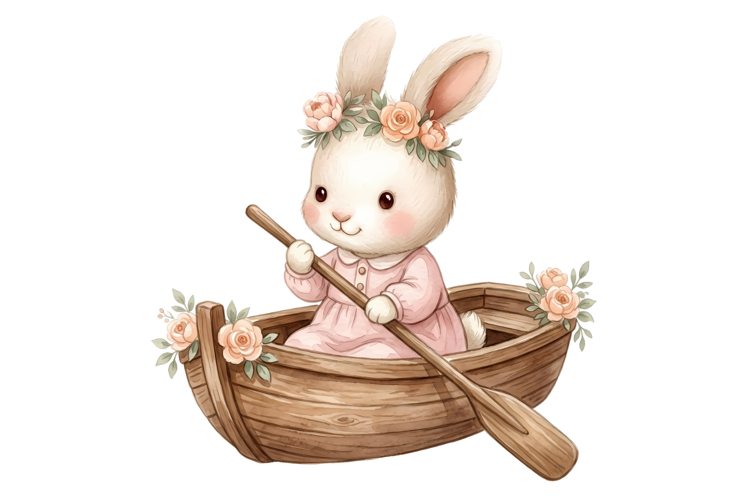 Cute Rabbit Png| Pink Bunny Png
