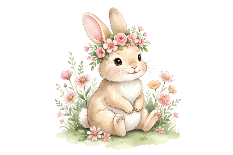 Cute Rabbit Png| Fairy Garden Png