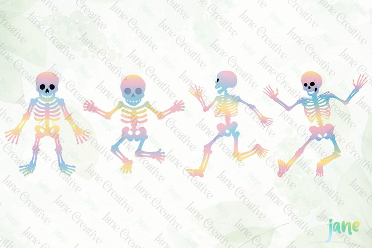 Cute Rainbow Halloween Clipart