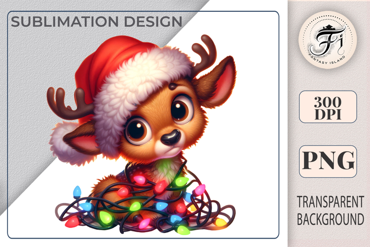 Cute Reindeer Clipart Image 2