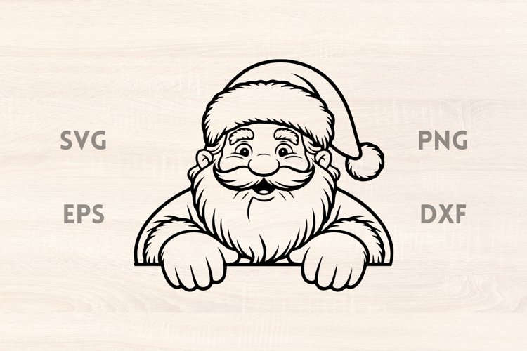 Happy Santa Claus SVG