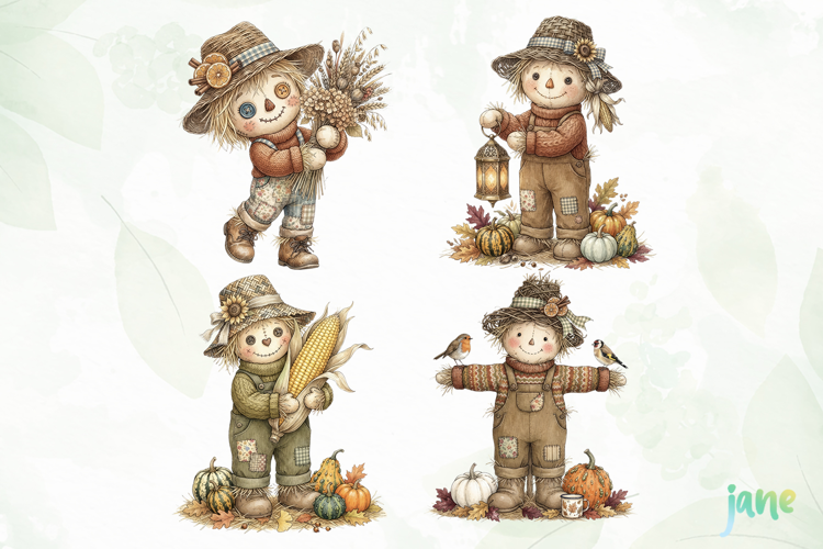 Cute Scarecrow PNG
