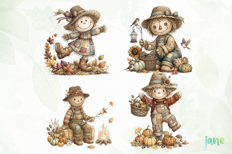 Cute Scarecrow PNG