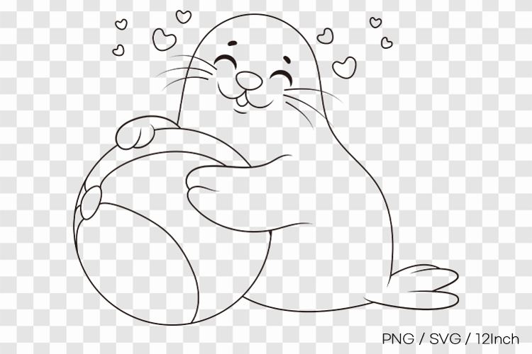  Seal Silhouette Image 5