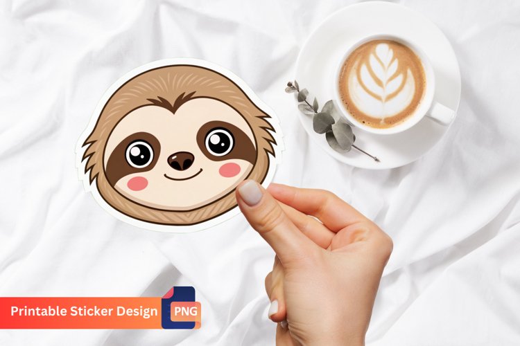 Cute Sloth Clipart Image 12