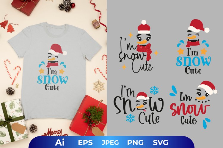 Cute Snowman Clipart Image 18