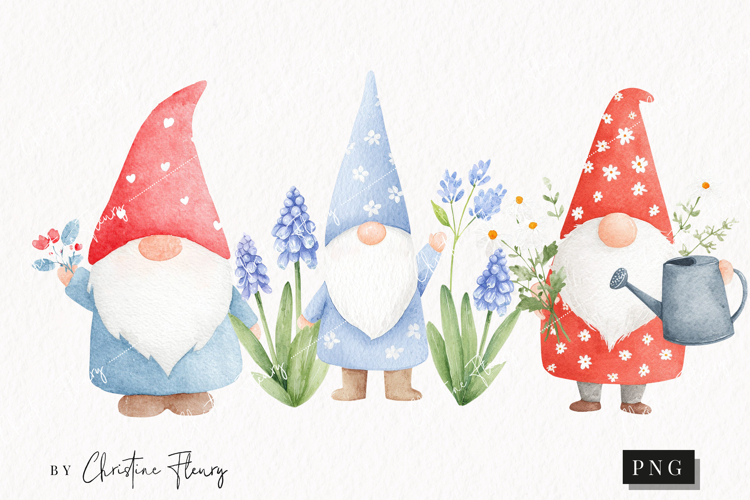 Watercolor Cute Spring Clipart | Spring PNG