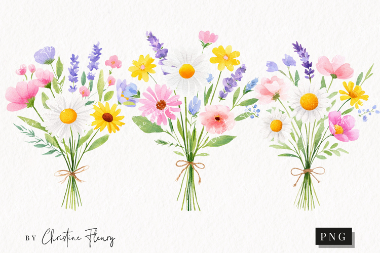 Cute Spring Bouquet Clipart | Spring PNG
