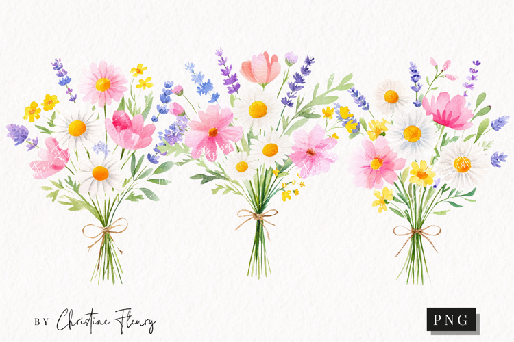 Cute Spring Bouquet Clipart | Spring PNG