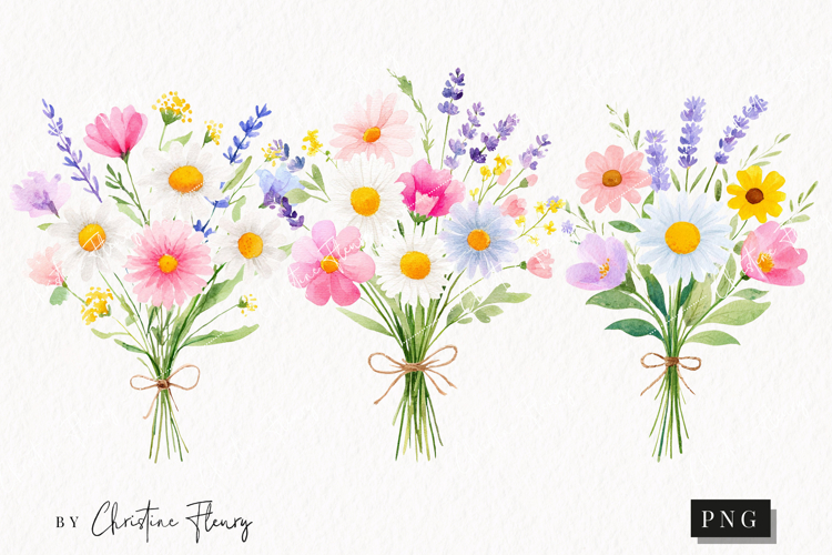 Cute Spring Bouquet Clipart | Spring PNG