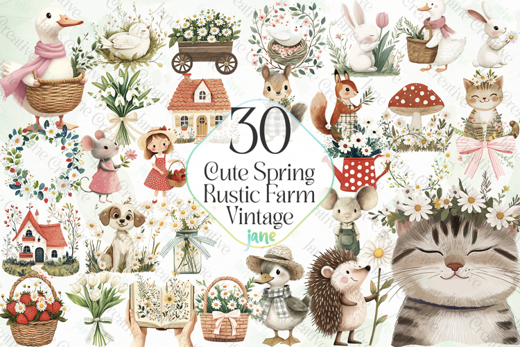 Cute Spring Clipart Image 13