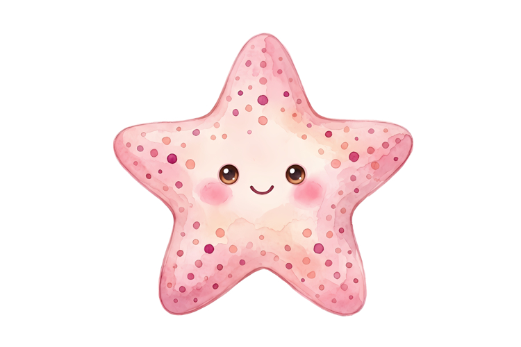 Cute Starfish Png| Cute Mermaid Png