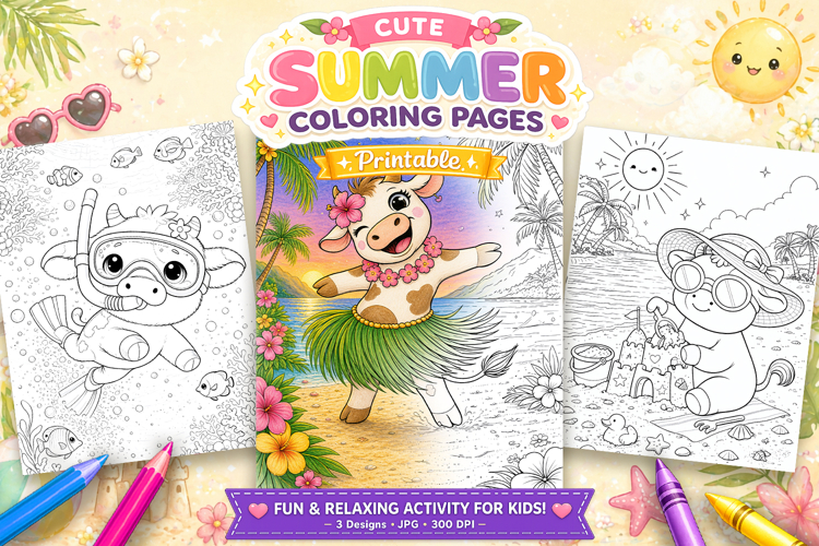 Summer Coloring Pages Image 2