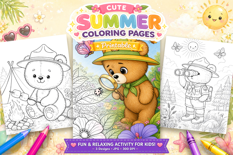 Bear Coloring Pages