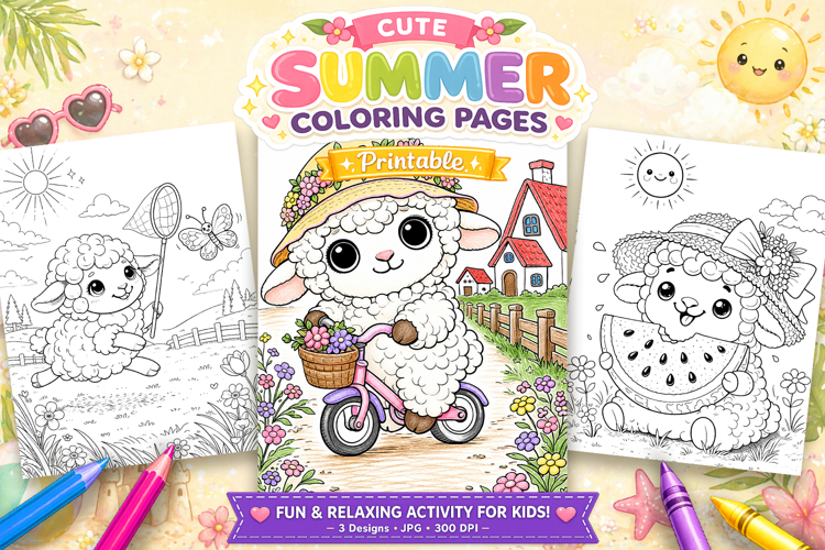Summer Coloring Pages Image 5