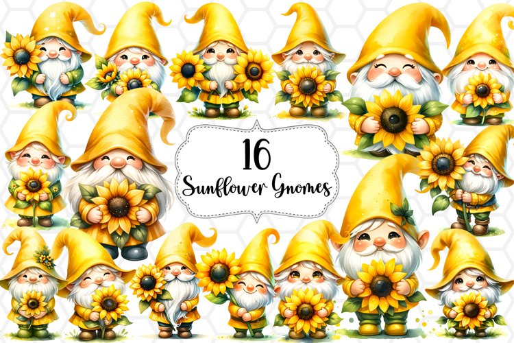 Cute Gnome Clipart Image 4