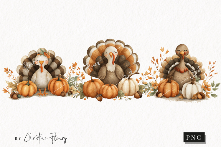 Thanksgiving Turkey Clipart Image 2