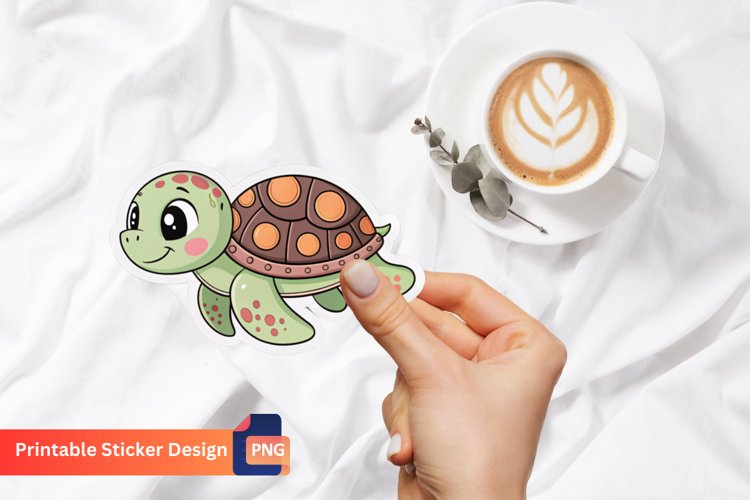 Cute Turtle Clipart Image 21