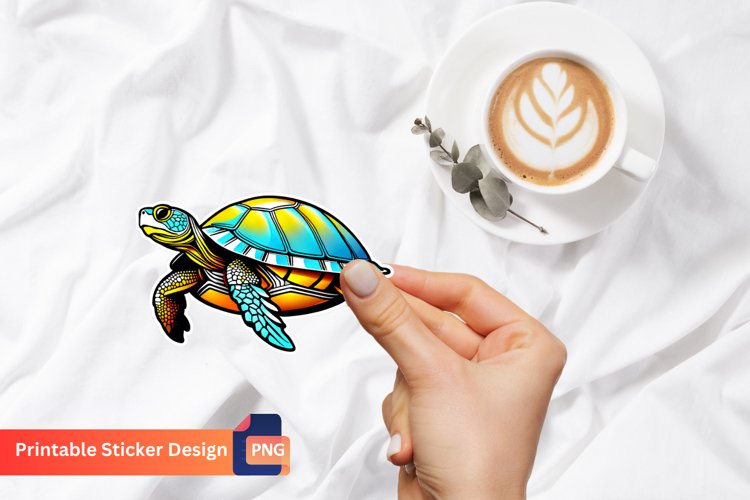 Cute Turtle Clipart Image 19