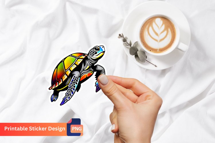 Cute Turtle Clipart Image 17
