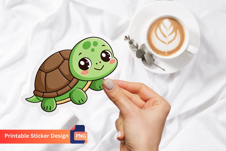 Cute Turtle Clipart Image 11