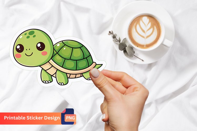 Cute Turtle Clipart Image 14