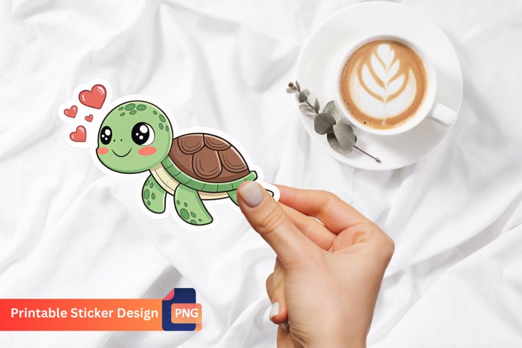 Cute Turtle Clipart Image 22