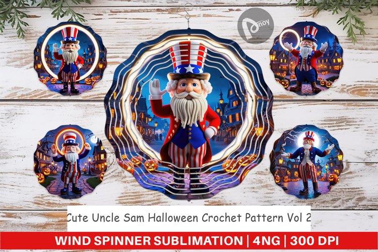 Wind Spinner Uncle Sam example image 1