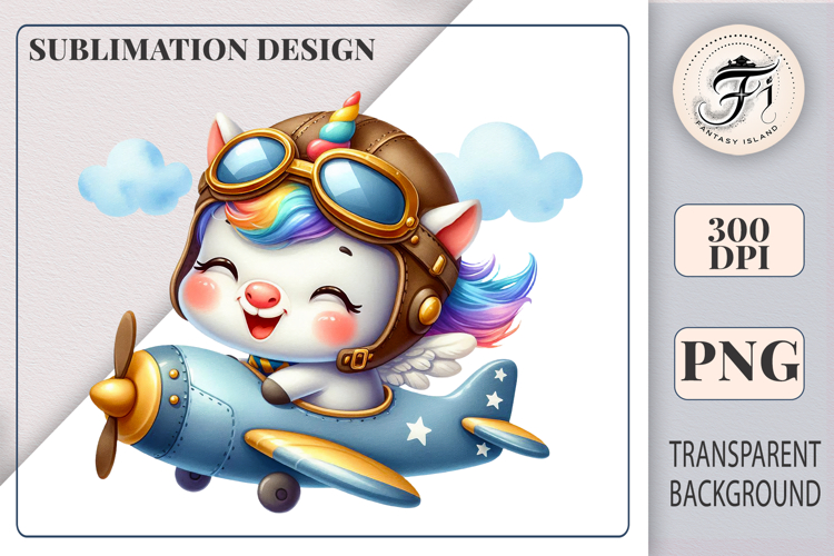 Cute Unicorn Clipart Image 5