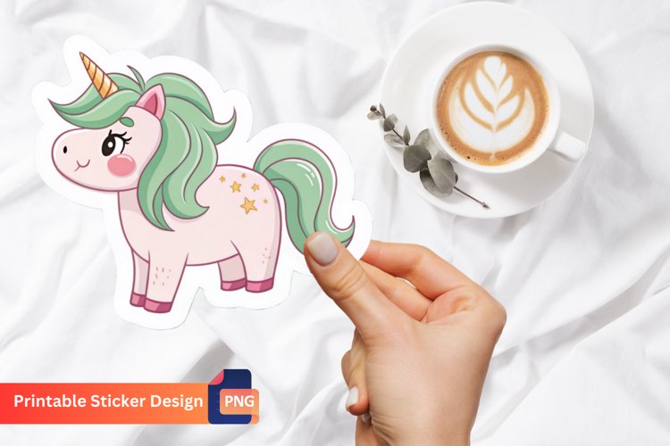 Rainbow Unicorn Clipart Image 24