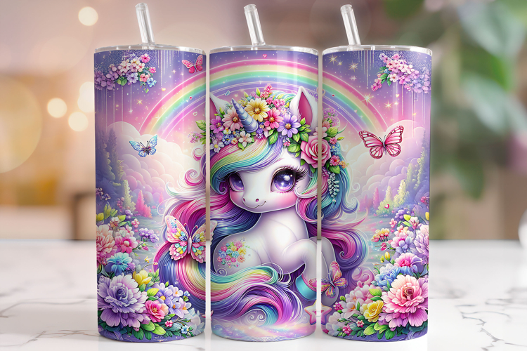 Rainbow Unicorn Clipart Image 24