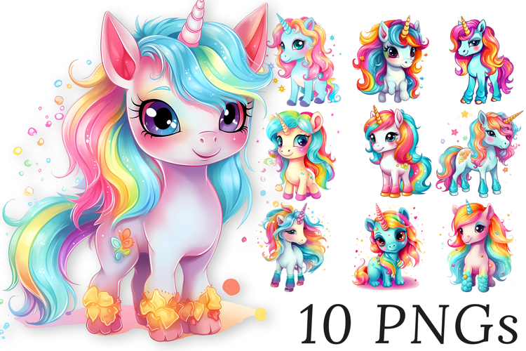 Cute Rainbow Clipart Image 14