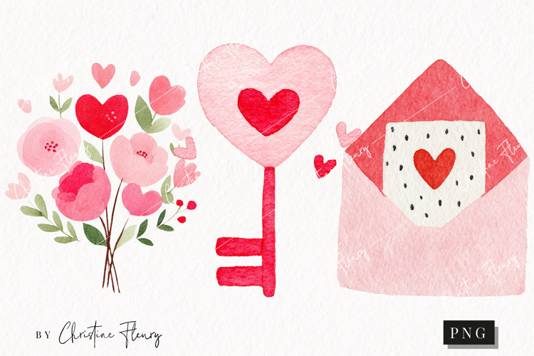 Cute Valentine Clipart | Valentines Day PNG