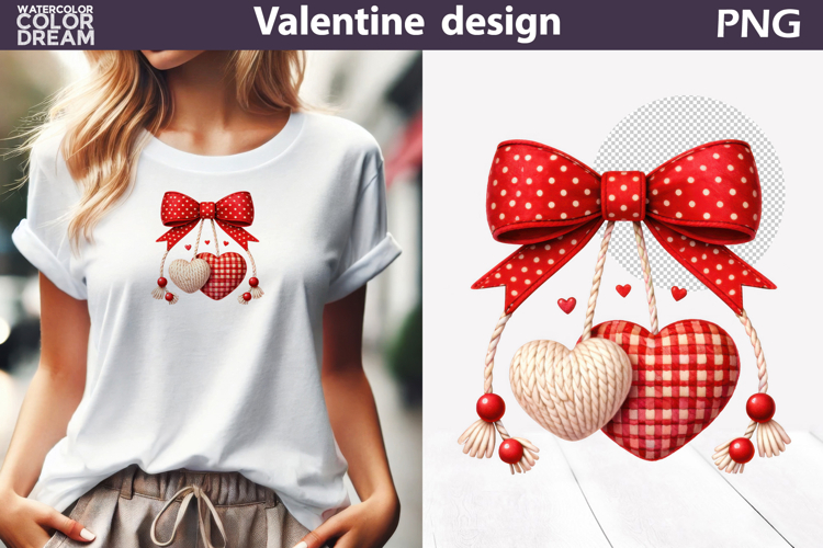 Valentine Heart Clipart | Red Heart Sublimation