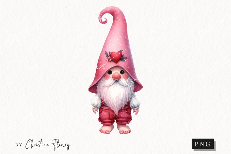 Valentine Gnome Clipart Image 12