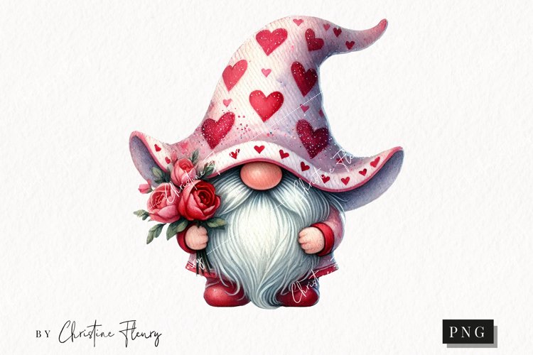 Valentine Gnome Clipart Image 19