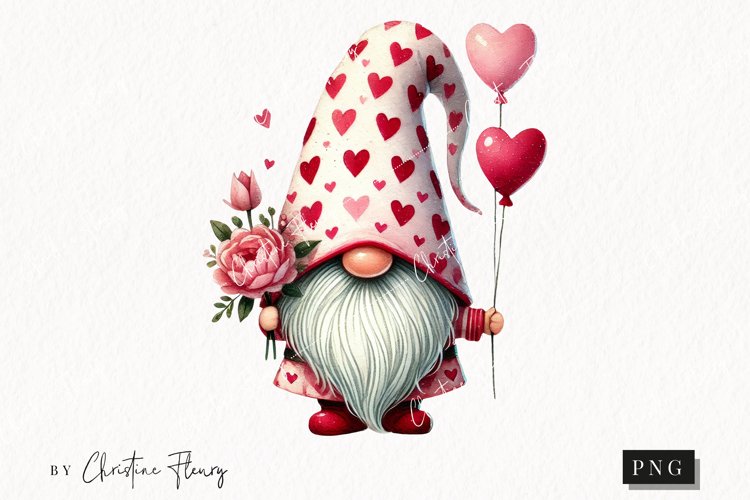 Valentine Gnome Clipart Image 18