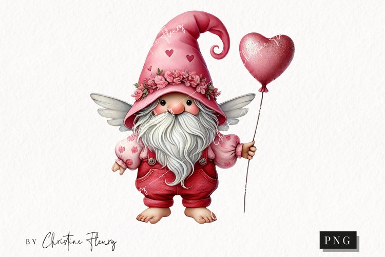 Valentine Gnome Clipart Image 15