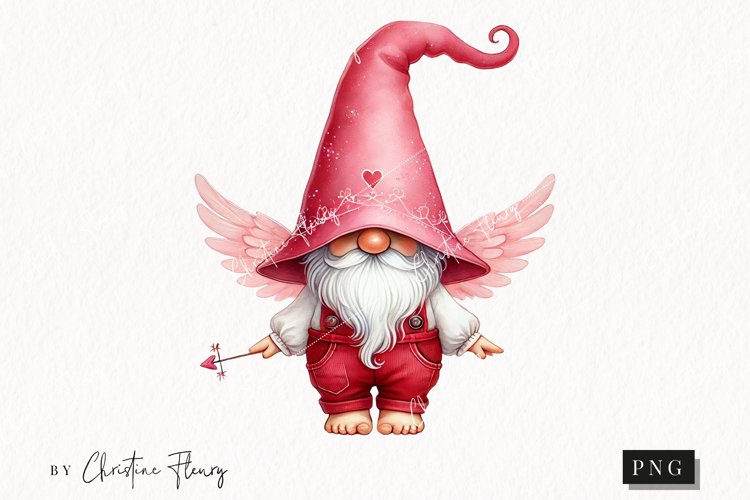 Valentine Gnome Clipart Image 14