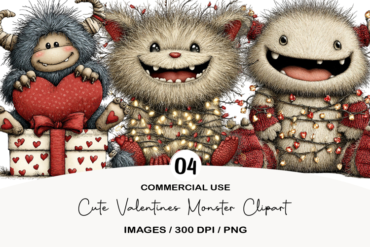 Cute Monster Clipart Image 8