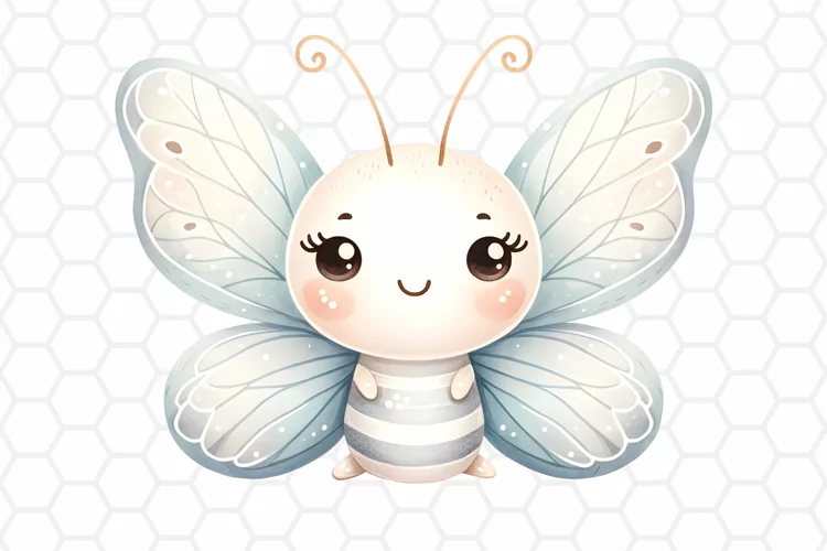 Cute Watercolor Butterfly Clipart, Sublimation PNG
