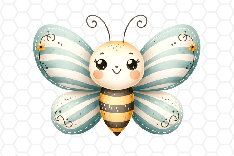 Cute Watercolor Butterfly Clipart, Sublimation PNG
