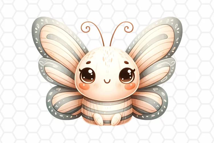Cute Watercolor Butterfly Clipart, Sublimation PNG