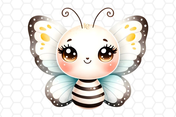 Cute Watercolor Butterfly Clipart Sublimation PNG