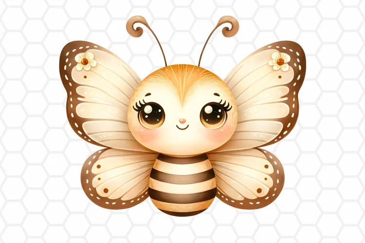 Cute Watercolor Butterfly Clipart, Sublimation PNG
