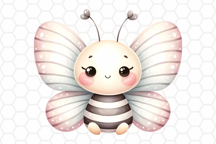 Cute Watercolor Butterfly Clipart, Sublimation PNG