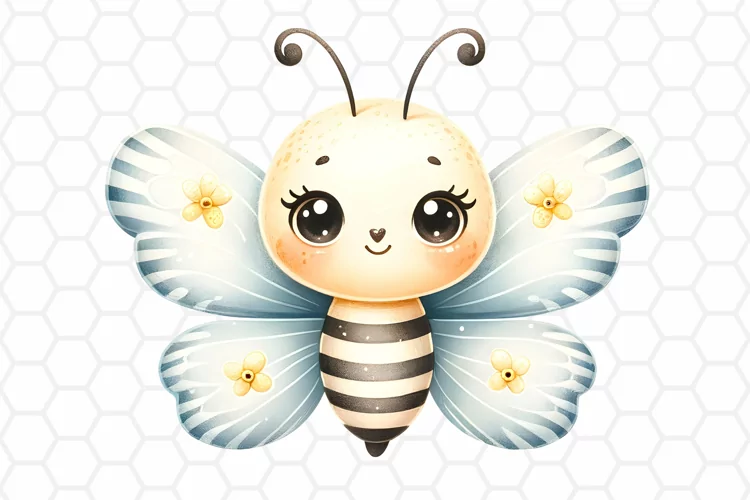 Cute Watercolor Butterfly Clipart, Sublimation PNG