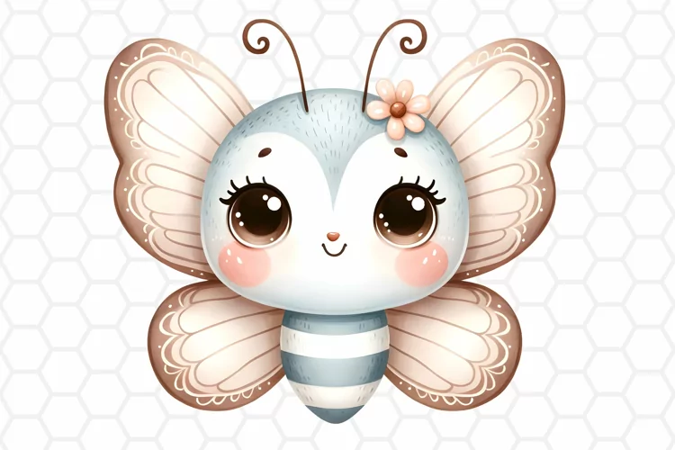 Cute Watercolor Butterfly Clipart, Sublimation PNG