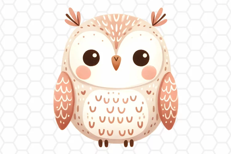 Cute Watercolor Owl Clipart | Owl PNG Design