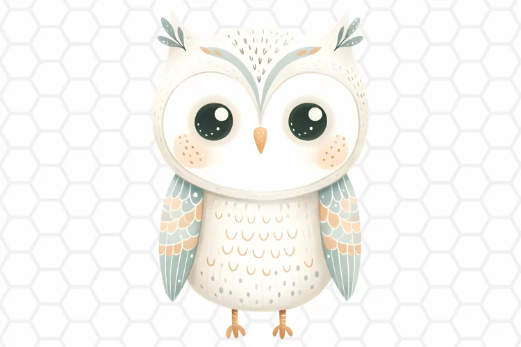 Cute Watercolor Owl Clipart | Owl PNG Design